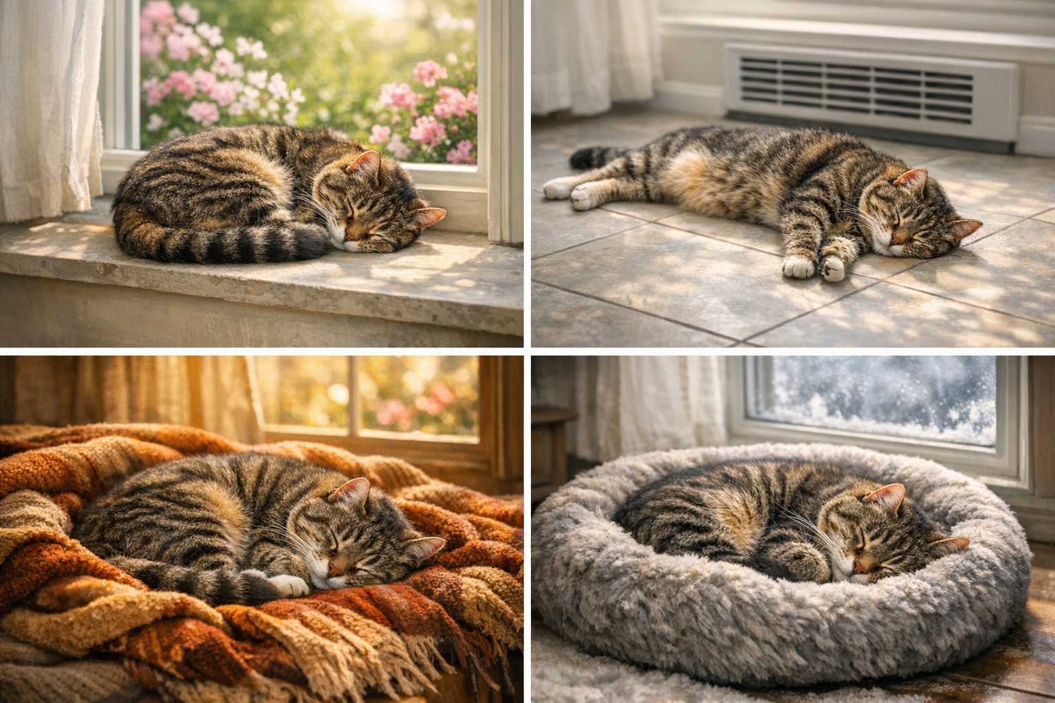 Seasonal Sleep Changes in Cats: Year-Round Pattern Guide