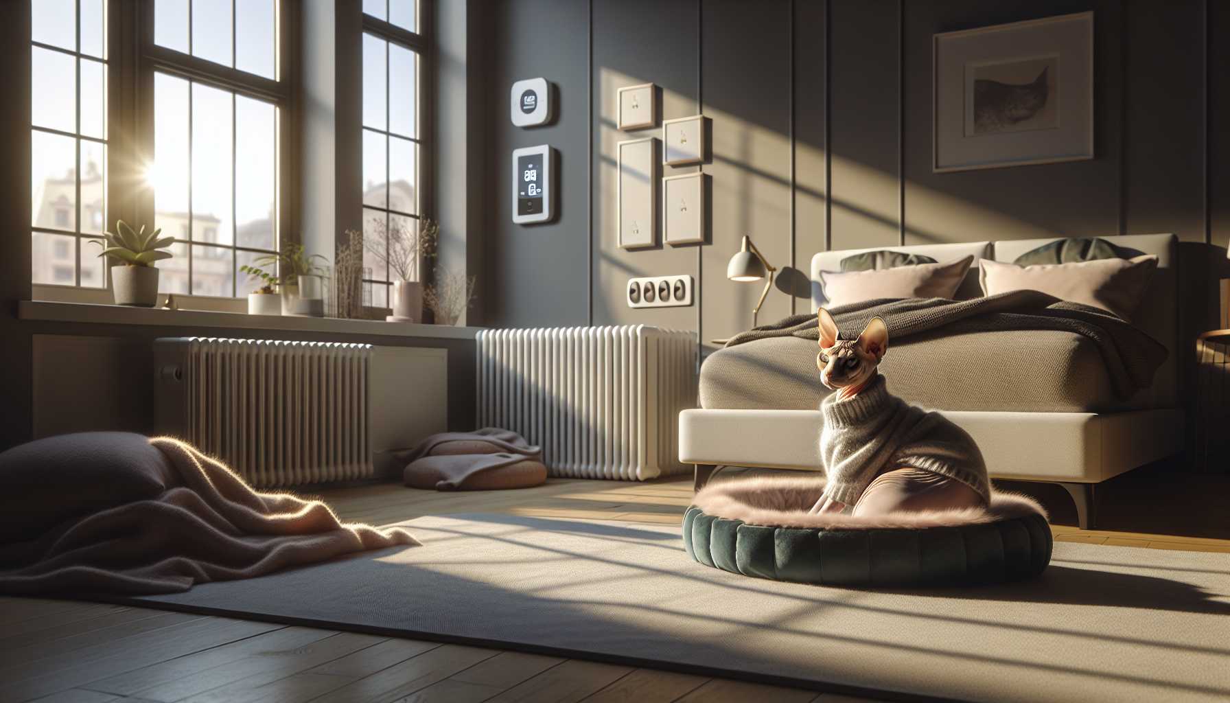 Sphynx Cats: Temperature Control in Apartments