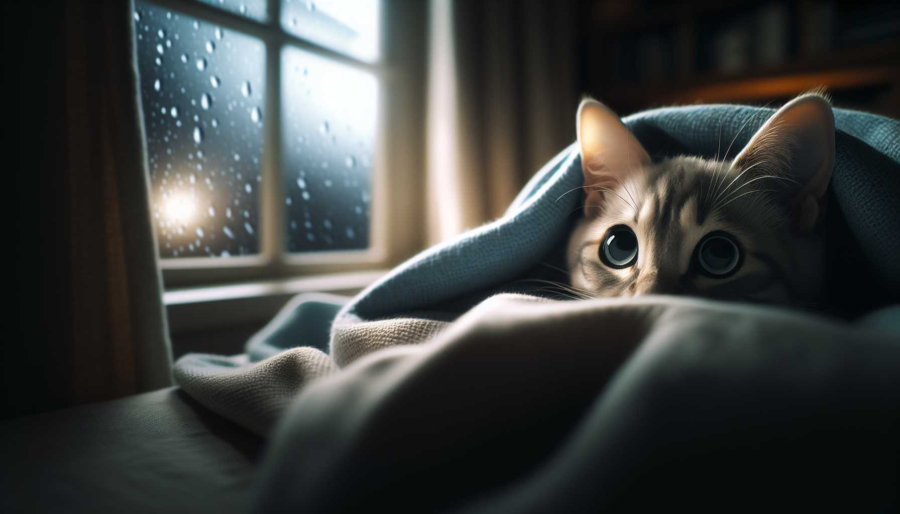 Thunder Anxiety in Cats: Storm Season Survival Guide