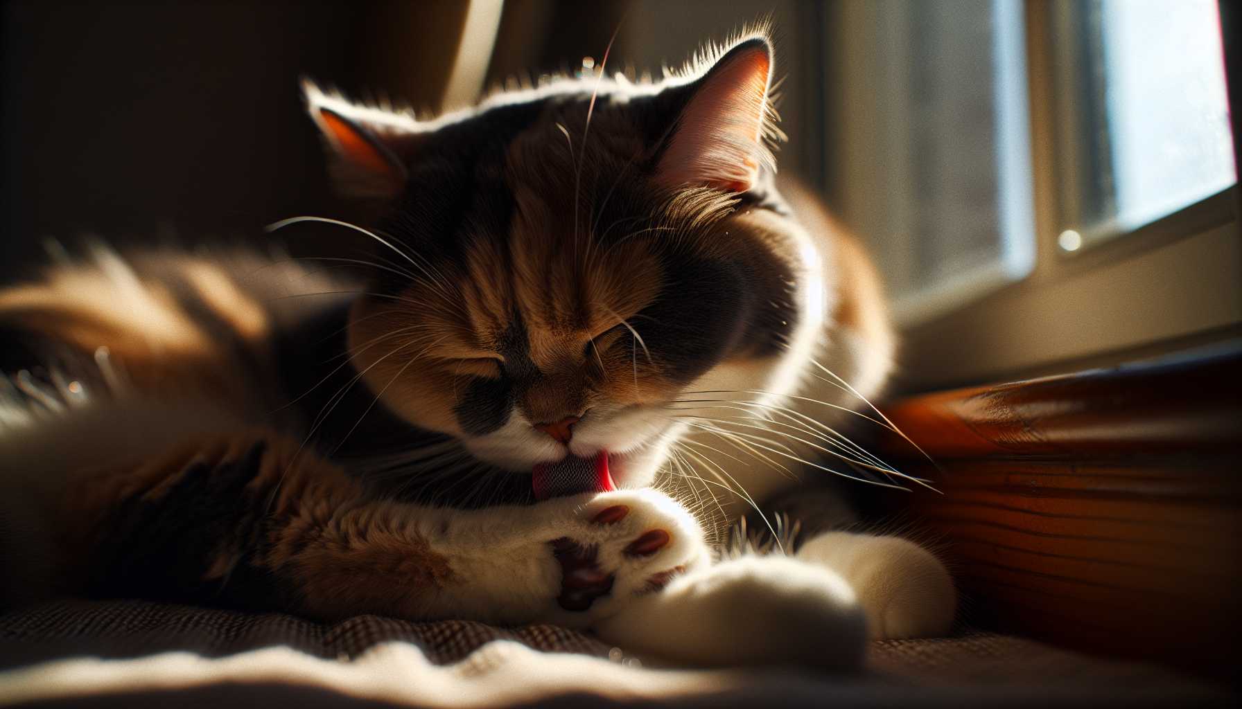 Cat Grooming Behavior: Social and Self-Care Meanings