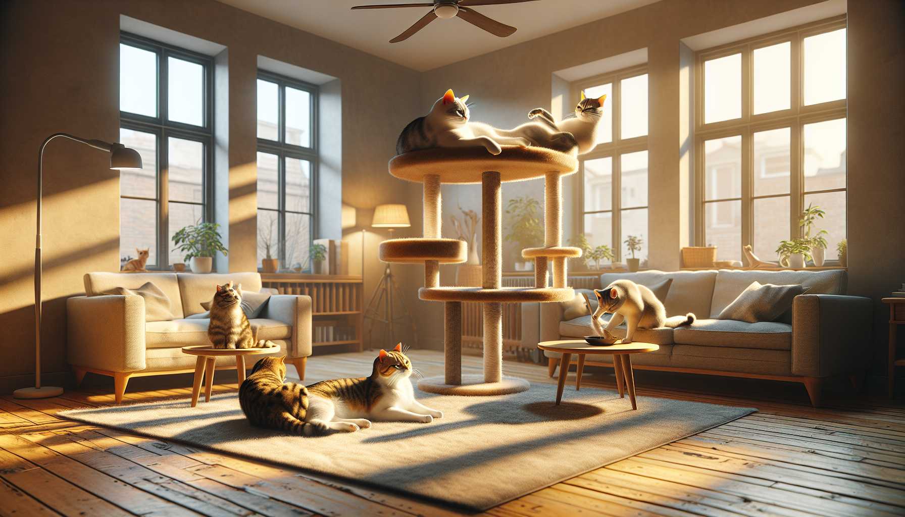 Cat Social Hierarchy: Understanding Multi-Cat Dynamics