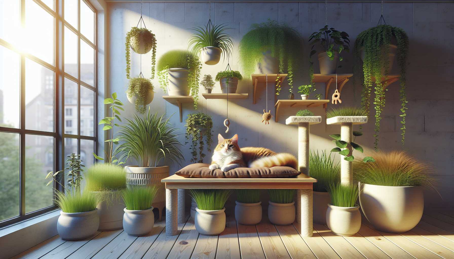 Creating Cat Sensory Gardens: Indoor Plant Guide