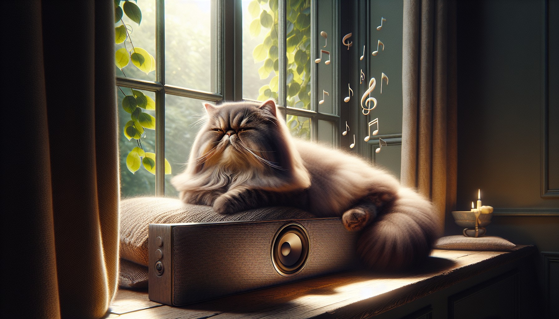 Cat Music Therapy: Sound Enrichment for Indoor Cats