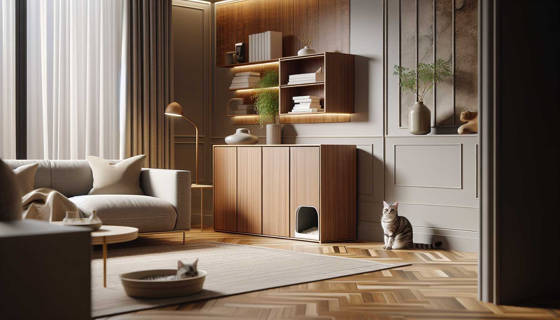 Designer Litter Box Solutions: Stylish Home Integration