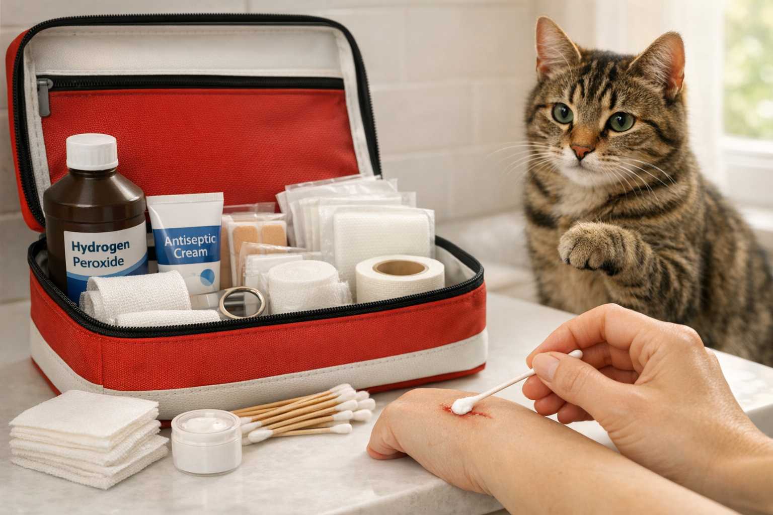 Healing Cat Scratch Wounds: First Aid Treatment Guide