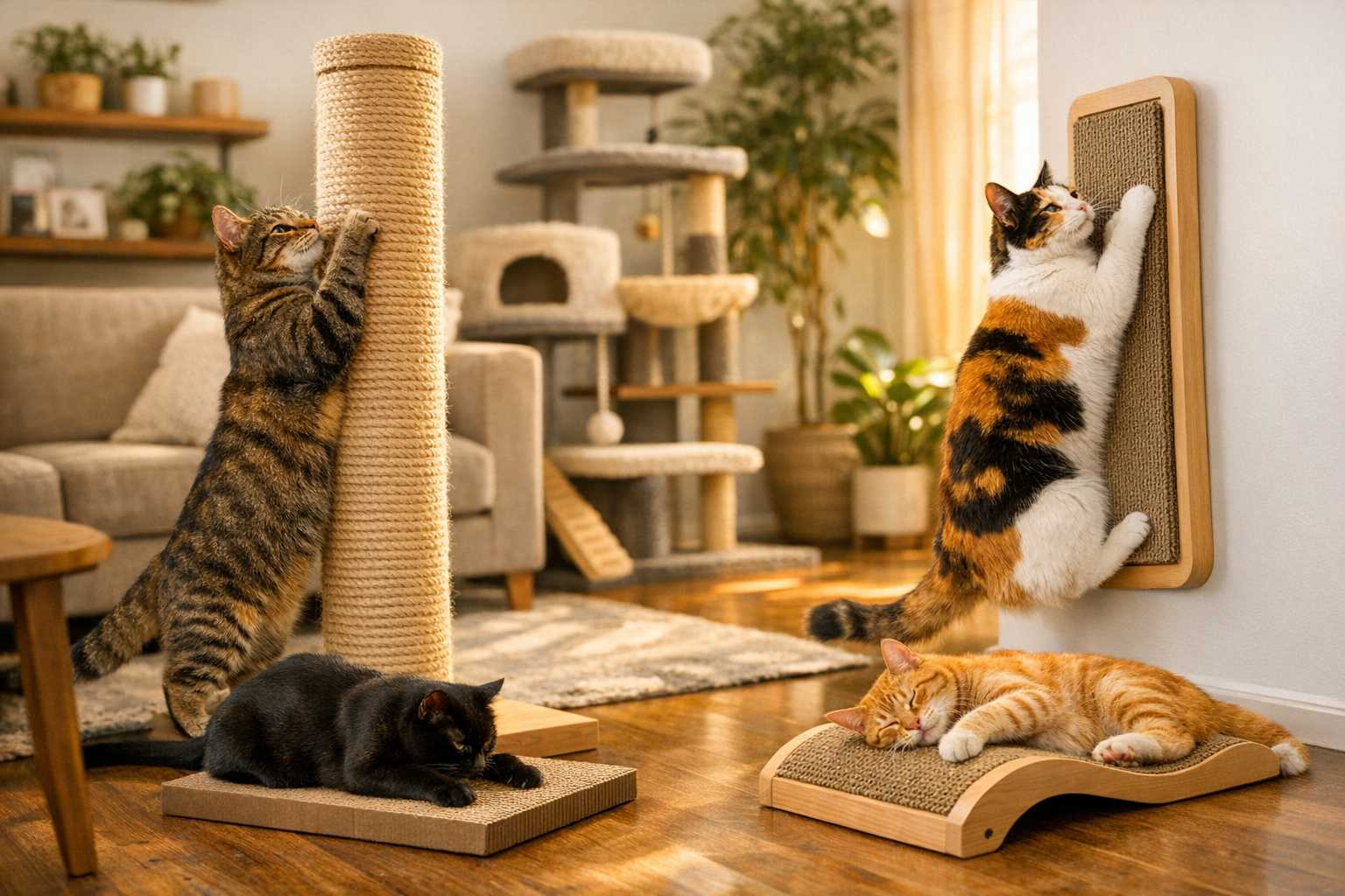 Multiple Cat Scratching Stations: Sharing Solutions Guide